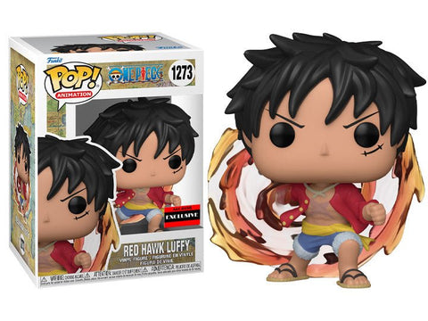 Funko Pop! Animation: One Piece Red Hawk Luffy #1273 AAA Anime Exclusive - collectorzown