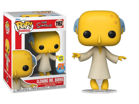 Funko Pop! Animation: The Simpsons Glowing Mr Burns #1162 GITD PX Previews Exclusive - collectorzown