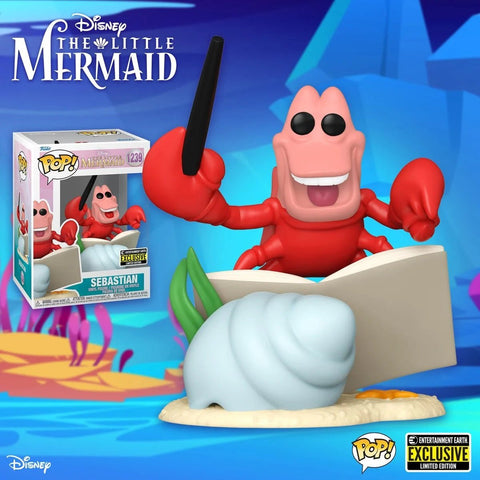 Funko Pop! Disney: My Little Mermaid Sebastian #1239 Entertainment Earth Exclusive - collectorzown