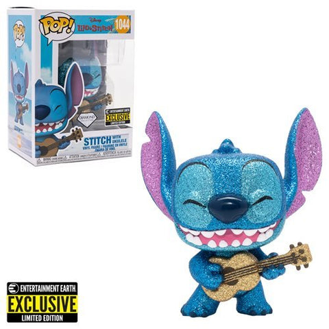 Funko Pop! Lilo & Stitch: Stitch with Ukulele Diamond Glitter #1060