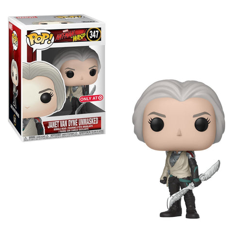 Funko Pop! Marvel: Ant-Man & The Wasp Janet Van Dyne (Unmasked) #347 Target Exclusive - collectorzown