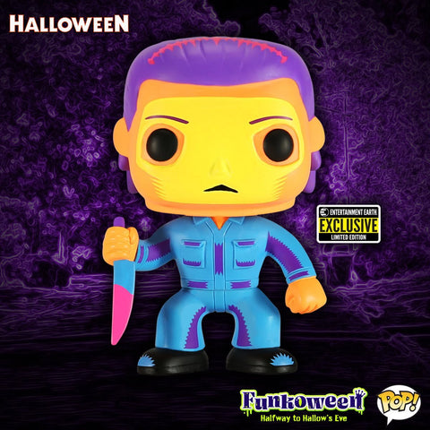 Funko Pop! Movies: Halloween Michael Myers Black Light #03 Entertainment Earth Exclusive - collectorzown
