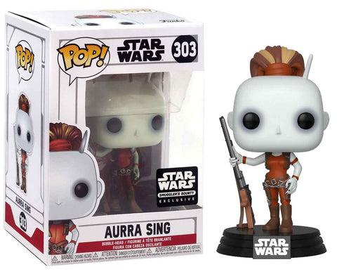 Funko Pop! Star Wars: Aurra Sing #303 Smugglers Bounty Exclusive - collectorzown