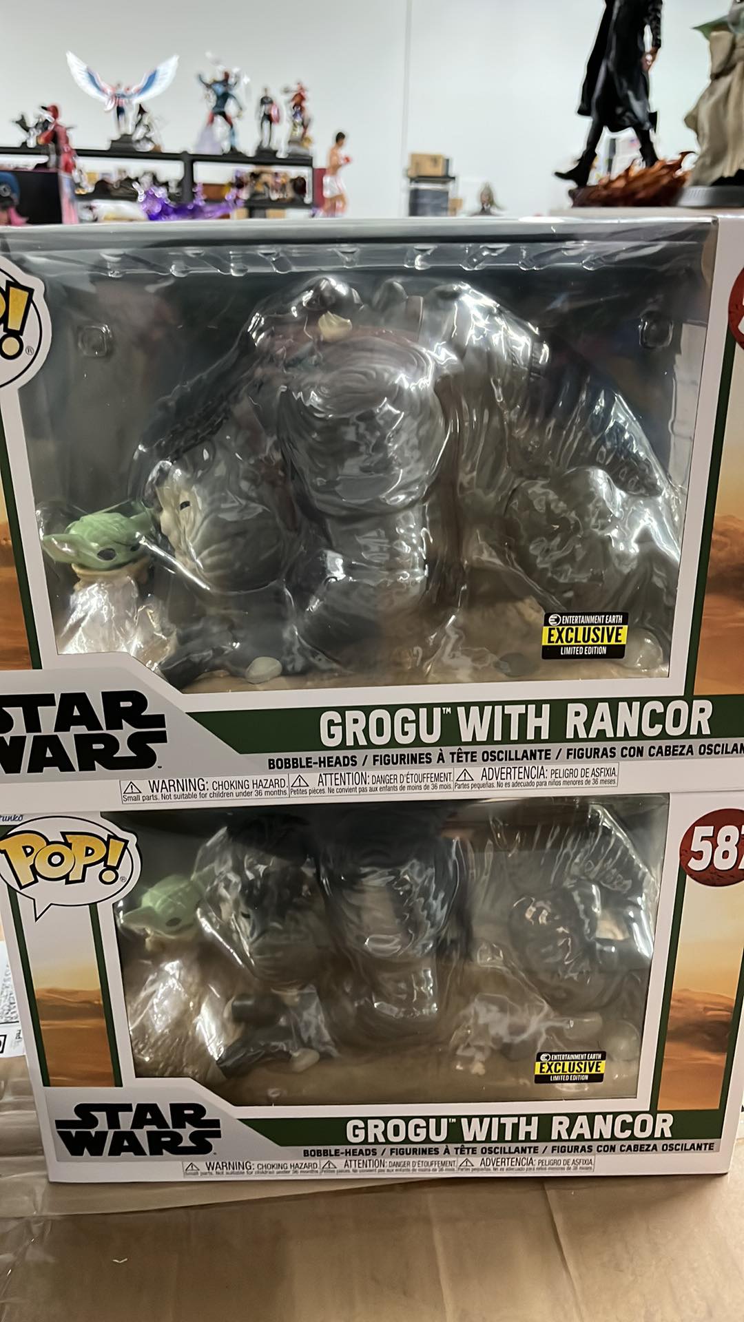 Funko Pop Star Wars The Book of Boba Fett Grogu with Rancor