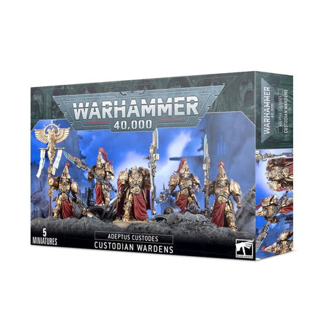 Games Workshop Warhammer 40,000: Adeptus Custodes Custodian Wardens - collectorzown