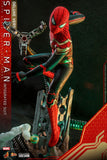 Hot Toys Spider-Man: No Way Home Spider-Man (Integrated Suit) Deluxe Version Sixth Scale Figure - collectorzown