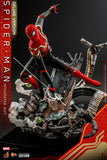 Hot Toys Spider-Man: No Way Home Spider-Man (Integrated Suit) Deluxe Version Sixth Scale Figure - collectorzown