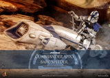Hot Toys Star Wars The Clone Wars Commander Appo with BARC Speeder Sixth Scale Figure Set - collectorzown