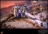 Hot Toys Star Wars The Clone Wars Heavy Weapons Clone Trooper and BARC Speeder with Sidecar Sixth Scale Figure Set - collectorzown