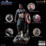 Iron Studios Captain America (Deluxe) 1/4 Scale Statue - collectorzown