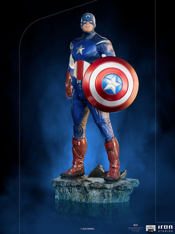 Iron Studios Marvel Studios The Infinity Saga Avengers: The Battle Of New York Captain America Art Scale 1/10 Statue - collectorzown