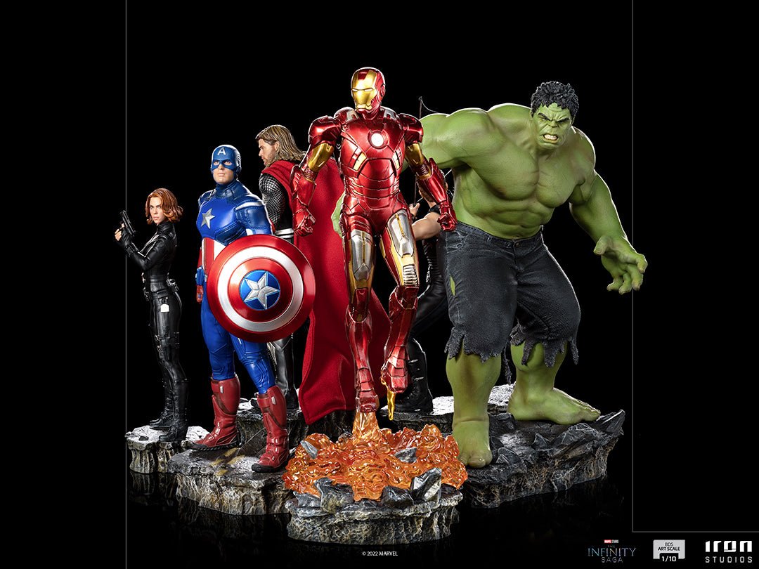 Marvel Iron Man Avengers Endgame Infinity Saga Art Scale Figure Red