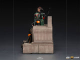 Iron Studios Star Wars The Mandalorian Boba Fett & Fennec Shand on Throne Deluxe 1:10 Scale Statue - collectorzown