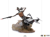 Iron Studios Star Wars The Mandalorian IG-11 and The Child Deluxe 1:10 BDS Art Scale Statue - collectorzown
