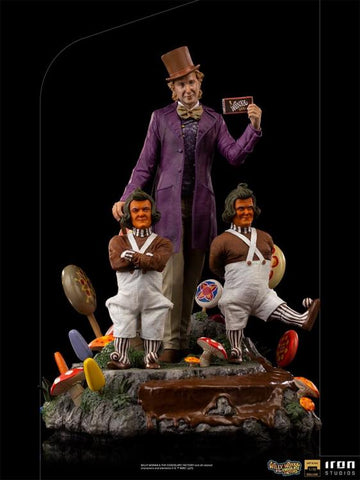 Iron Studios Willy Wonka and the Chocolate Factory Willy Wonka 1/10 Deluxe Art Scale Limited Edition Statue - collectorzown