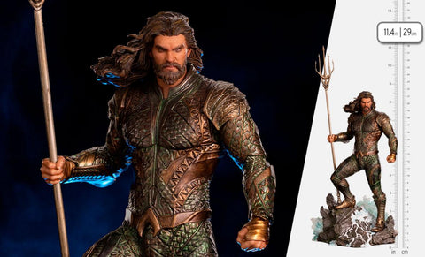 Iron Studios Zack Snyder's Justice League Aquaman Art Scale 1/10 Statue - collectorzown