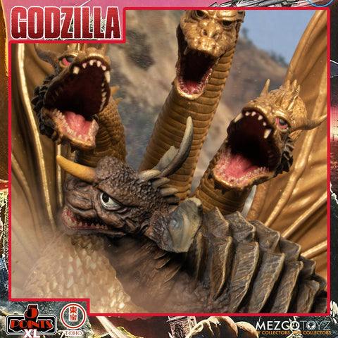 Mezco Toyz 5 POINTS XL Godzilla: Destroy All Monsters (1968) Round 2 Boxed Set Figure - collectorzown