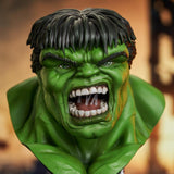 PRE-ORDER: Diamond Select Marvel Legends in 3D Hulk 1:2 Scale Bust - collectorzown