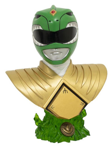 PRE-ORDER: Diamond Select Mighty Morphin' Power Rangers Legends in 3D Green Ranger 1:2 Scale Limited Edition Bust - collectorzown
