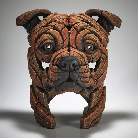 PRE-ORDER: Enesco Edge Sculpture Bull Terrier Bust - collectorzown