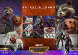 PRE-ORDER: Hot Toys Guardians of the Galaxy Vol. 3 Rocket and Cosmo Sixth Scale Figure Set - collectorzown