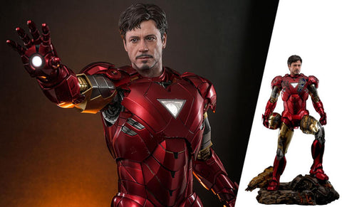 PRE-ORDER: Hot Toys Iron Man 2: Iron Man Mark VI Quarter Scale Figure - collectorzown