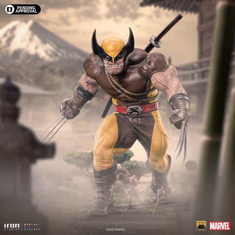PRE-ORDER: Iron Studios Marvel Comics X-Men Wolverine Unleashed Deluxe Art Scale 1/10 Statue - collectorzown