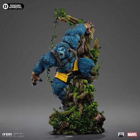 PRE-ORDER: Iron Studios Marvel X-Men Beast 1/4 Scale Legacy Replica Statue - collectorzown