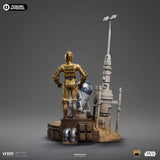 PRE-ORDER: Iron Studios Star Wars C-3PO and R2-D2 1/10 Deluxe Art Scale Statue - collectorzown