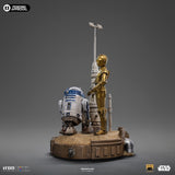 PRE-ORDER: Iron Studios Star Wars C-3PO and R2-D2 1/10 Deluxe Art Scale Statue - collectorzown