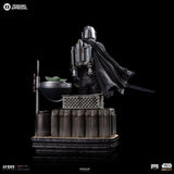 PRE-ORDER: Iron Studios Star Wars The Mandalorian Din Djarin and Din Grogu Art Scale 1/10 Statue - collectorzown