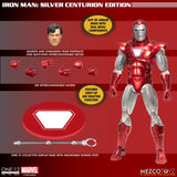 PRE-ORDER: Mezco Toyz Marvel Comics Iron Man (Silver Centurion) One:12 Collective Action Figure - collectorzown