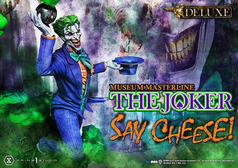 PRE-ORDER: Prime 1 Museum Masterline Batman (Comics) The Joker Say Cheese! Deluxe Bonus Version 1/3 scale Statue - collectorzown