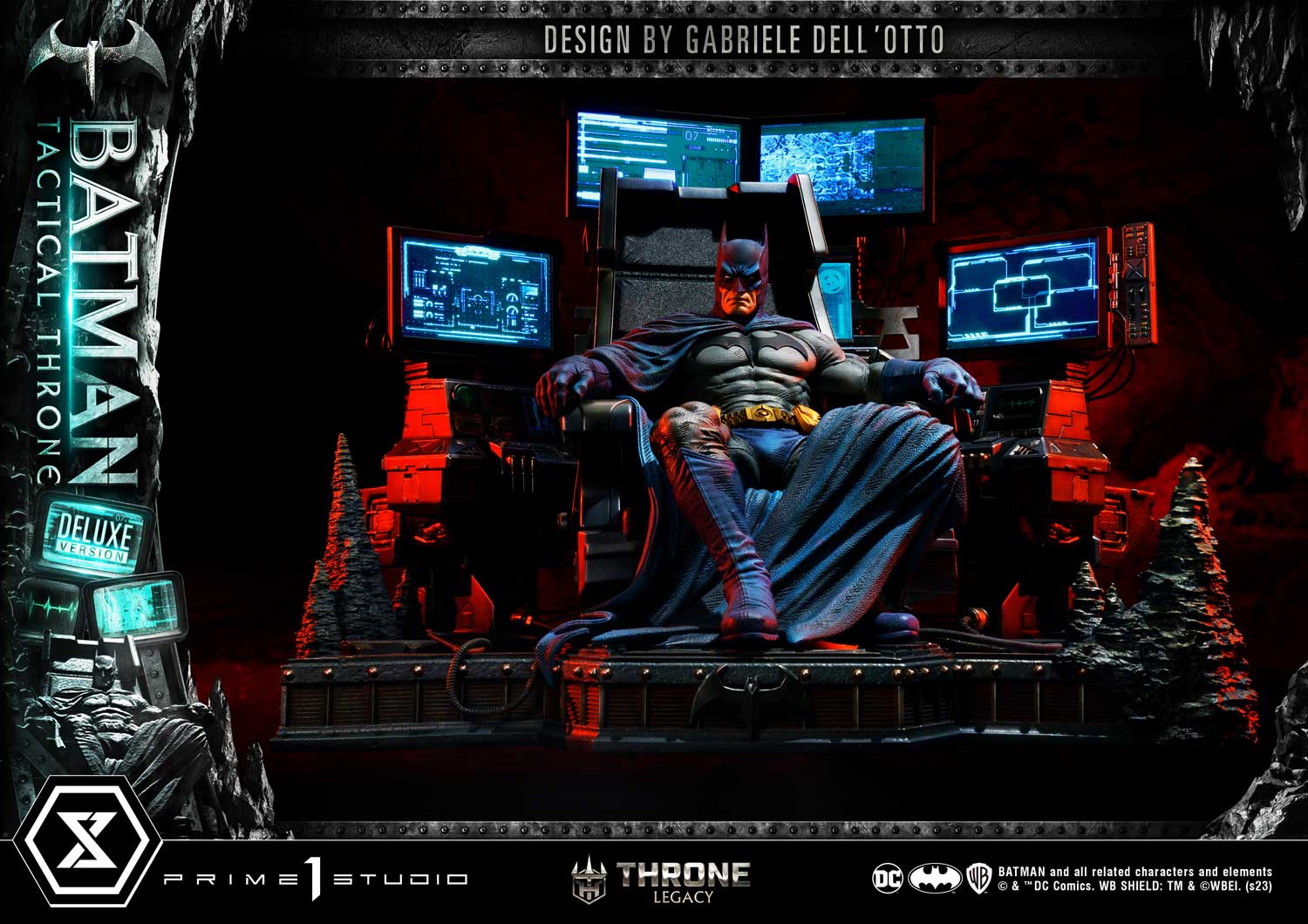 Statue Batman Tactical Throne Economy Version Throne Legacy Collection  Prime 1 Studio DC Comics