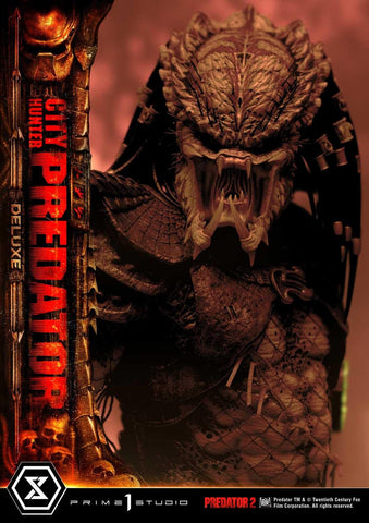 PRE-ORDER: Prime 1 Studio Museum Masterline Predator 2 (Film) City Hunter Predator DX Bonus Version 1/3 Scale Statue - collectorzown