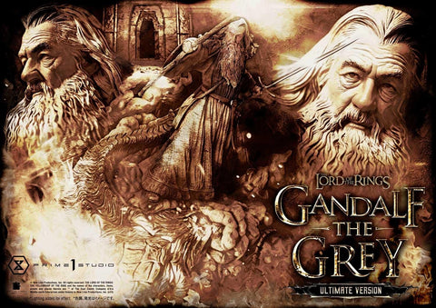 PRE-ORDER: Prime 1 Studio Premium Masterline The Lord of the Rings (Film) Gandalf the Grey Ultimate Version 1:4 Scale Statue - collectorzown