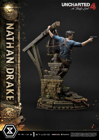 1/4 Quarter Scale Statue: Nathan Drake Deluxe Bonus Version Uncharted 4 A  Thief's End Ultimate Premium Masterline 1/4 Statue by Prime 1 Studio