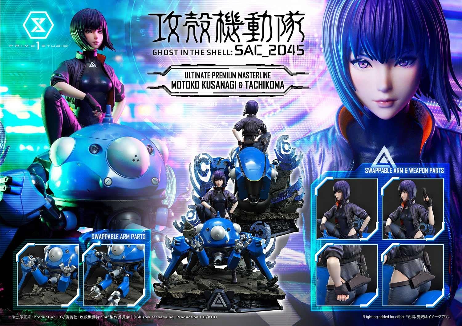 Pre Sale Anime Kusanagi Motoko Ghost In The Shell: Sac_2045 Action Figure  1/7 Original Hand Made Toy Collection Gifts - Action Figures - AliExpress