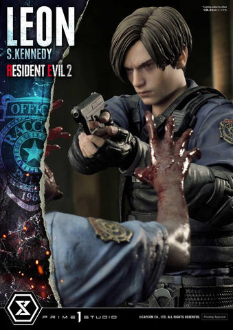 PRE-ORDER: Prime 1 Ultimate Premium Masterline Resident Evil 2 Leon S. Kennedy Statue - collectorzown