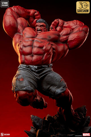 PRE-ORDER: Sideshow Collectibles Marvel Red Hulk: Thunderbolt Ross Retail Exclusive Premium Format Figure - collectorzown