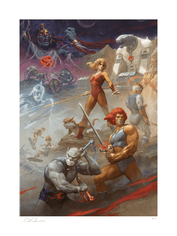PRE-ORDER: Sideshow Collectibles ThunderCats, Ho! Art Print - collectorzown