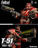 PRE-ORDER: Threezero Fallout T-51 Nuka Cola Power Armor Sixth Scale Figure - collectorzown