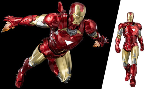 PRE-ORDER: Threezero Marvel Avengers DLX Iron Man Mark 6 Collectible Figure - collectorzown