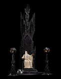 PRE-ORDER: Weta Workshop The Lord of the Rings Saruman the White on Throne 1/6 Scale Statue - collectorzown