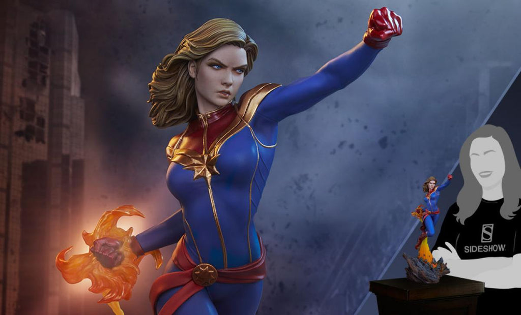 Sideshow Marvel Collection Sideshow Collectibles Captain Marvel Statue