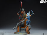 Sideshow Collectibles Star Wars: The Clone Wars Ahsoka Tano vs Darth Maul Diorama - collectorzown