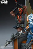 Sideshow Collectibles Star Wars: The Clone Wars Ahsoka Tano vs Darth Maul Diorama - collectorzown