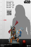 Sideshow Collectibles Star Wars: The Clone Wars Ahsoka Tano vs Darth Maul Diorama - collectorzown