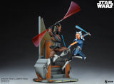 Sideshow Collectibles Star Wars: The Clone Wars Ahsoka Tano vs Darth Maul Diorama - collectorzown
