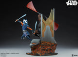 Sideshow Collectibles Star Wars: The Clone Wars Ahsoka Tano vs Darth Maul Diorama - collectorzown